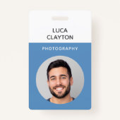 Name des Beruflichen QR-Codes für modernes Foto Ausweis (Vorderseite)