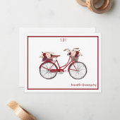 Name des Bikers Mitteilungskarte (Vorderseite/Rückseite Beispiel)