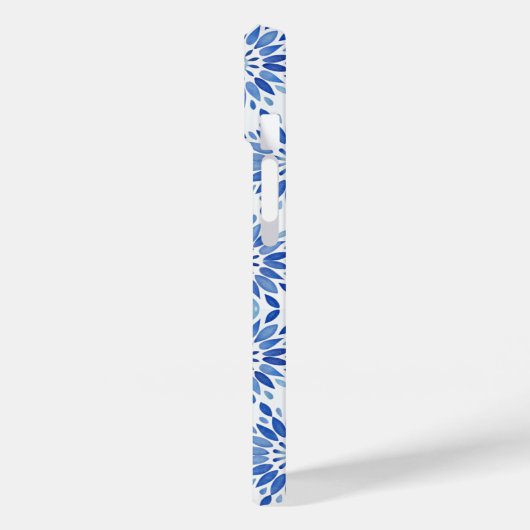 Name des blauen Boho Abstrakten Musters Case-Mate iPhone Hülle (Rückseite / Links)