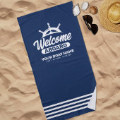 Name des Blauen Schiffes der benutzerdefinierten M Strandtuch