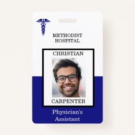 Name des blauen und weißen Fotos der medizinischen Ausweis