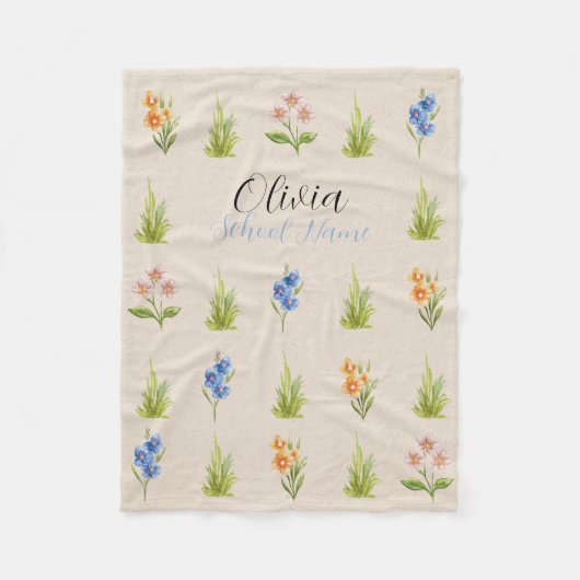 Name des Bloral-Skripts der benutzerdefinierten Wi Fleecedecke (Vorderseite)