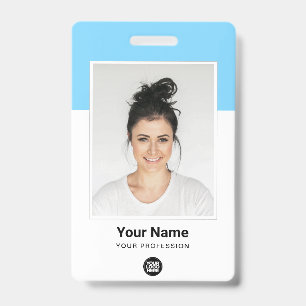 Name des Blue Employee-Logos für das große Foto Qr Ausweis