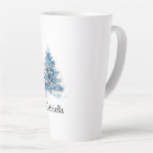 Name des Blue Gold Weihnachtsbaumes Milchtasse (Rechte Ecke)