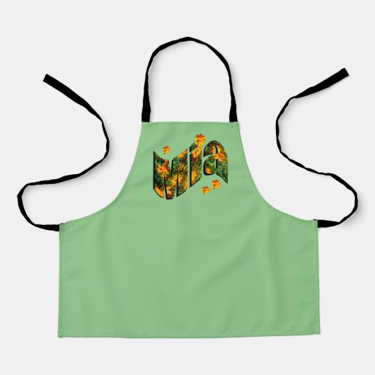 Name des Blumenhandels, Schürze (Vorderseite)