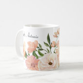Name des Blumenkuchens Kaffeetasse (Vorderseite Links)