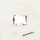 Name des Blumenschreißschreibers Post-it Klebezettel (Auf Schreibtisch)