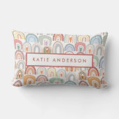 Name des Bohemischen Regenbogenmusters Lendenkissen (Rückseite)