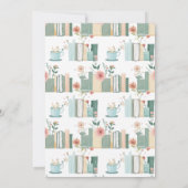 Name des Bookworms Mitteilungskarte (Rückseite)