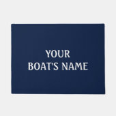 Name des Bootes Dock Mat Fußmatte (Vorderseite)