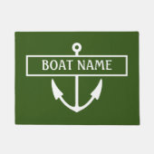 Name des Bootes Dock Mat Fußmatte (Vorderseite)