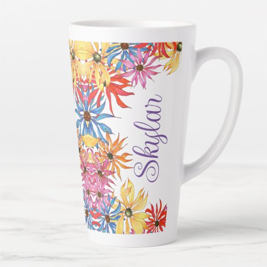 Name des Boss Illustrierte Latte-Tasse Milchtasse (Rechts)