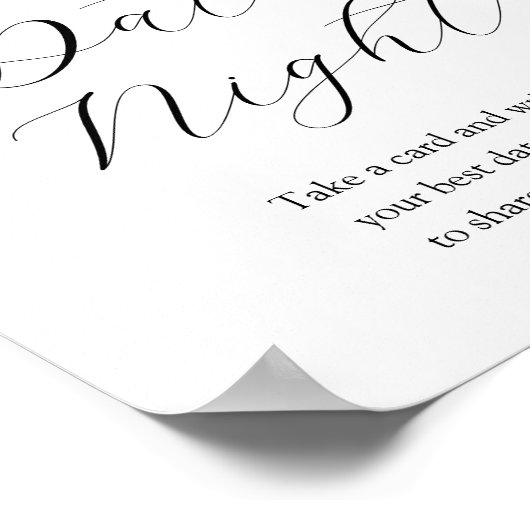 Name des Brautparty Poster (Ecke)