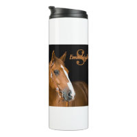 Name des Brown Quarter Horse Foto Monogram