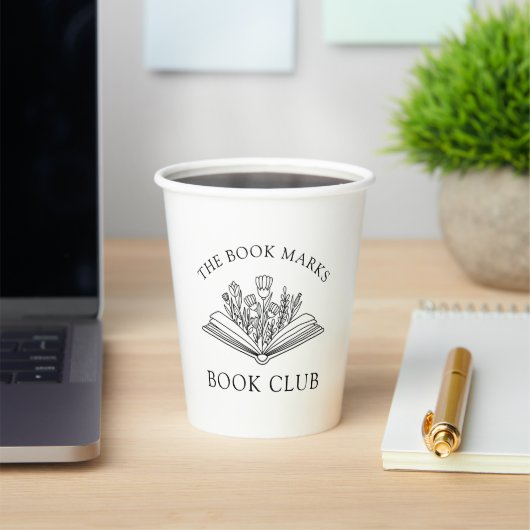 Name des Buchclubs personalisiert  Pappbecher (InSitu)