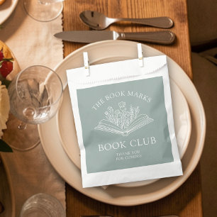 Name des Buchclubs Personalisierte Danksagung Geschenktütchen