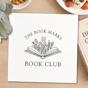 Name des Buchclubs Personalisierte Party Serviette