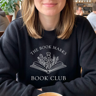 Name des Buchclubs Personalisierter Lesestoff Sweatshirt