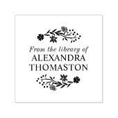 Name des Buches der Baumzweigbibliothek Acorn Permastempel (Design)