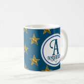 Name des Buchstabens der Monogrammfamilie Nautic Kaffeetasse (VorderseiteRechts)