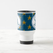 Name des Buchstabens eines Monogramms für eine Kla Reisebecher (Mittel)