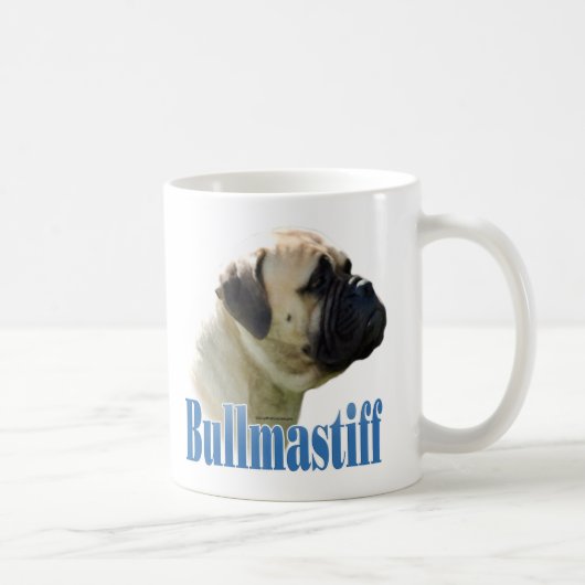 Name des Bullmastiff (fawn) Kaffeetasse (Rechts)