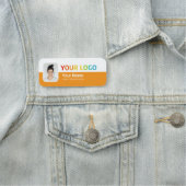 Name des Buttons des Mitarbeiters oder Magnetic mi Namensschild (Beispiel)