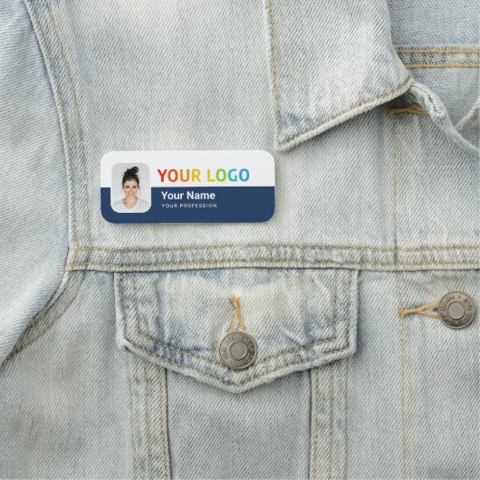 Name des Buttons des Mitarbeiters oder Magnetic mi Namensschild (Beispiel)