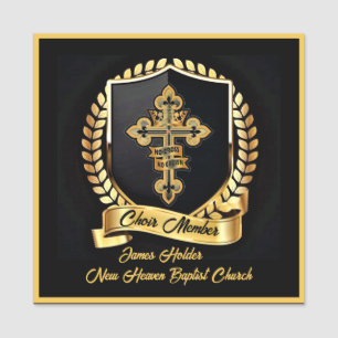 Name des Chores Namensschild