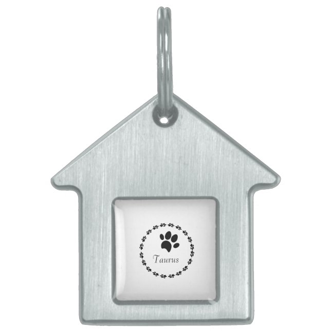 Name des Circle Print Logos einfügen Tiermarke (Vorderseite)