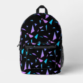 Name des Coolen Abstrakten geometrischen Musters Bedruckter Rucksack (Vorderseite)