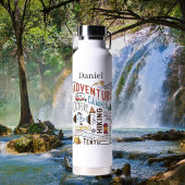 Name des coolen Campings Trinkflasche