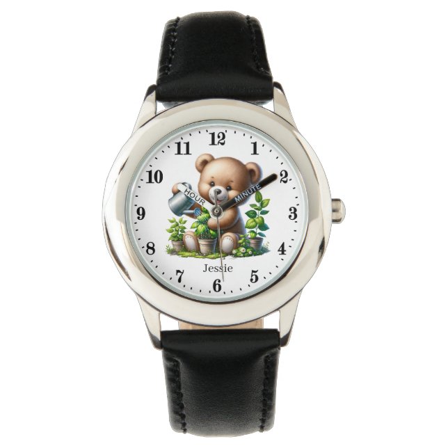Name des coolen Jungen Armbanduhr (Vorderseite)