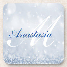 Name des coolen, Phantastischen, blauen Glitzer