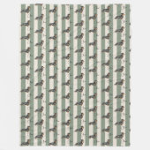 Name des Dackel-Pets für den benutzerdefinierten g Fleecedecke (Vorderseite)