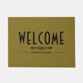 Name des dekorativen Unternehmens, Empfang Fußmatte (Vorderseite)