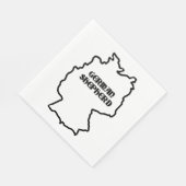 Name des deutschen Hirten Serviette (Ecke)