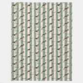 Name des Deutschen Schäferhirten mit dem benutzerd Fleecedecke (Vorderseite)