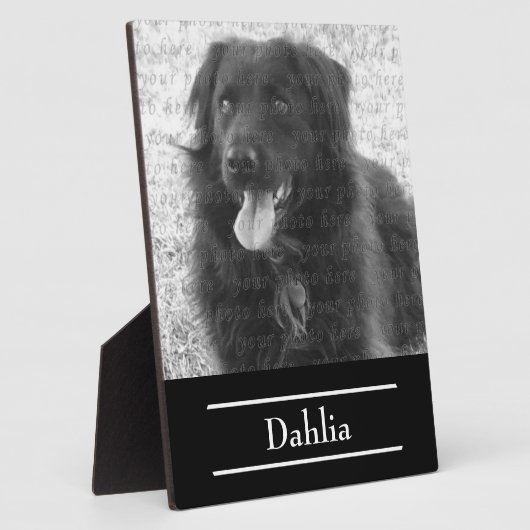 Name des Docks Fotoplatte (Seite)