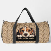 Name des Dogs hinzufügen, Beagle Duffle Bag (Vorderseite)