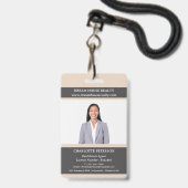 Name des echten Anwesens Ausweis (Front with Lanyard)