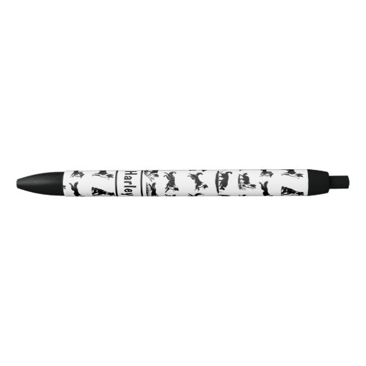 Name des Eigentümers oder des Hundes hinzufügen, B Kugelschreiber (Vorderseite)