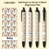 Name des Eigentümers oder des Hundes, Labrador Kugelschreiber