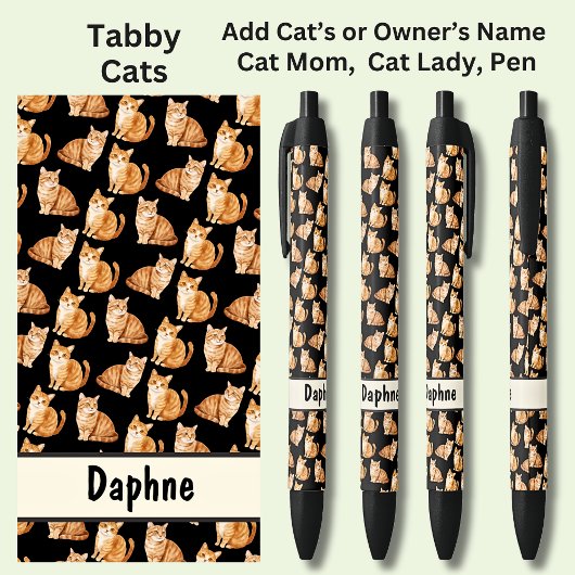 Name des Eigentümers oder Katzen hinzufügen, Tabby Kugelschreiber
