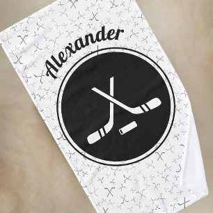 Name des Eishockeyspielers Custom Personalisiert Handtuch