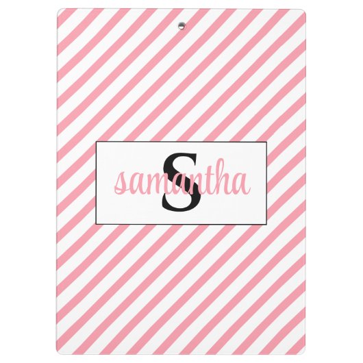 Name des ersten Monogramms Klemmbrett (Rückseite)