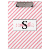 Name des ersten Monogramms Klemmbrett (Vorderseite)