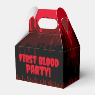 Name des ersten Party Red Dripping Period Geschenkschachtel