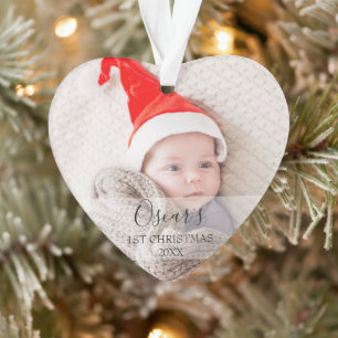 Name des ersten Weihnachtsbabys Ornament
