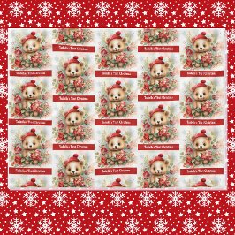 Name des ersten Weihnachtsbären des Babys Fleecedecke